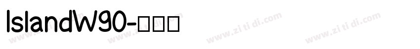 IslandW90字体转换