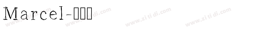 Marcel字体转换
