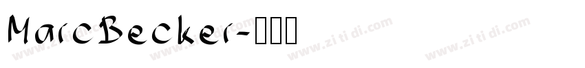 MarcBecker字体转换