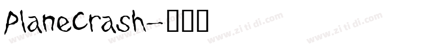 PlaneCrash字体转换