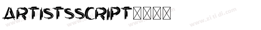 ARTISTSSCRIPT字体转换