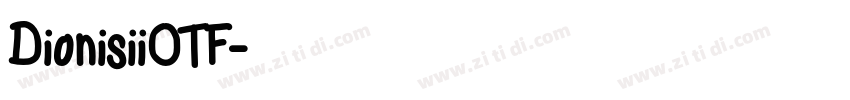 DionisiiOTF字体转换