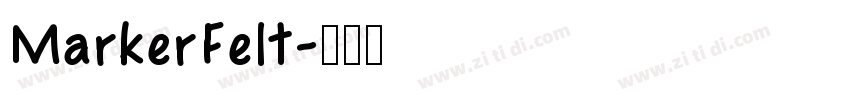 MarkerFelt字体转换