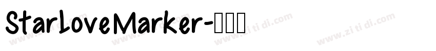 StarLoveMarker字体转换