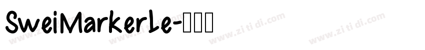 SweiMarkerLe字体转换
