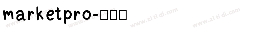 marketpro字体转换
