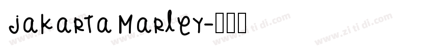 JakartaMarley字体转换