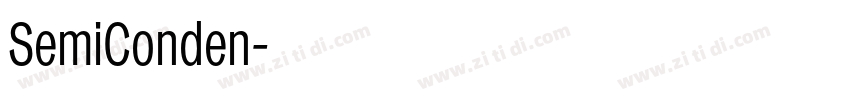 SemiConden字体转换