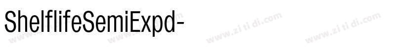 ShelflifeSemiExpd字体转换