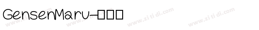 GensenMaru字体转换