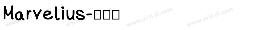 Marvelius字体转换