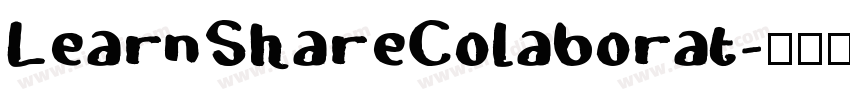 LearnShareColaborat字体转换