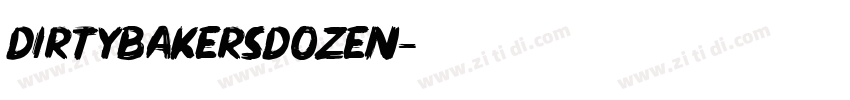 dirtybakersdozen字体转换