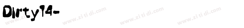 Dirty14字体转换