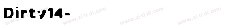 Dirty14字体转换