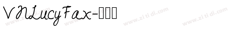 VNLucyFax字体转换