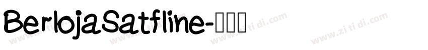 BerlojaSatfline字体转换