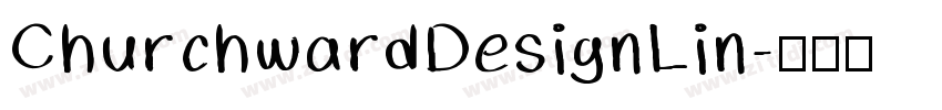 ChurchwardDesignLin字体转换