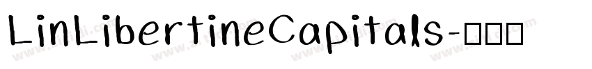LinLibertineCapitals字体转换