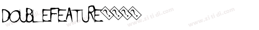 DoubleFeature字体转换