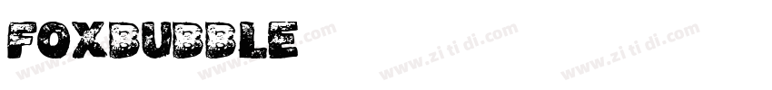 FoxBubble字体转换
