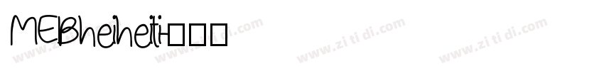 MEBheiheiti字体转换
