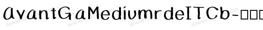 AvantGaMediumrdeITCb字体转换