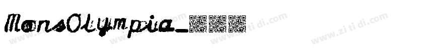 MonsOlympia字体转换