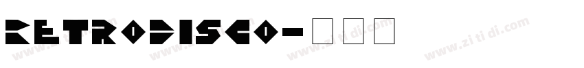 RetroDisco字体转换