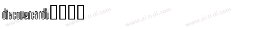 discovercardt字体转换
