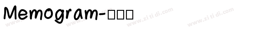 Memogram字体转换