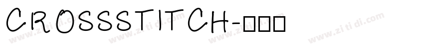 CROSSSTITCH字体转换