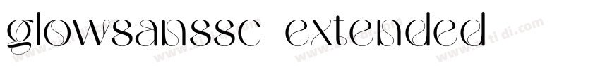 glowsanssc-extended-字体转换