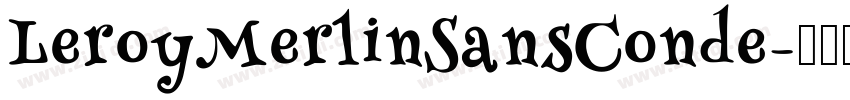 LeroyMerlinSansConde字体转换
