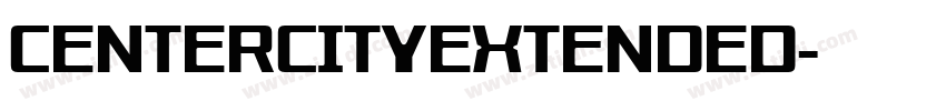 CenterCityExtended字体转换