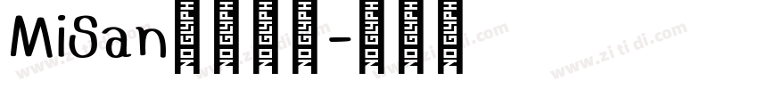 MiSan小米字体字体转换