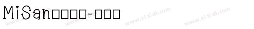 MiSan小米字体字体转换