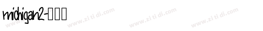 michigan2字体转换