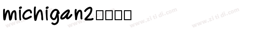 michigan2字体转换