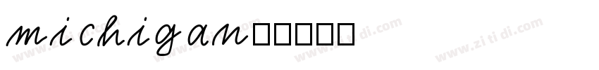 michigan2字体转换