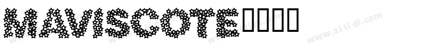 MAVISCOTE字体转换