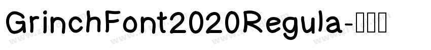 GrinchFont2020Regula字体转换