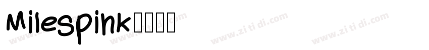 Milespink字体转换