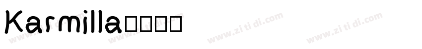 Karmilla字体转换