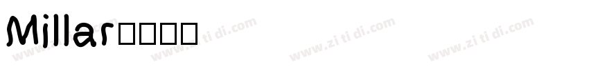 Millar字体转换