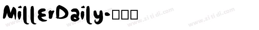 MillerDaily字体转换