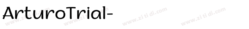 ArturoTrial字体转换