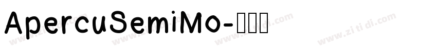 ApercuSemiMo字体转换