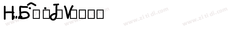 HYBaoManTi_W字体转换