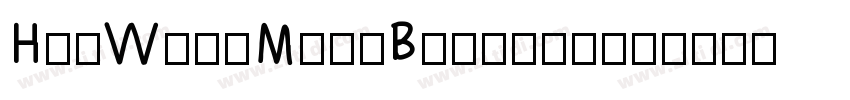 HanWangMingBlack_mia字体转换